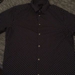H&M polkadot button up!